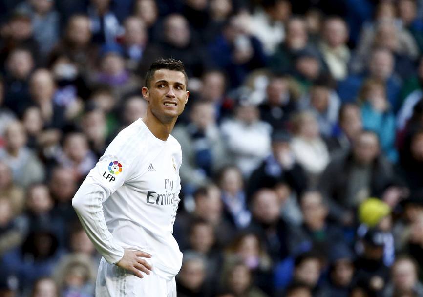La delusione di Cristiano Ronaldo. Reuters
